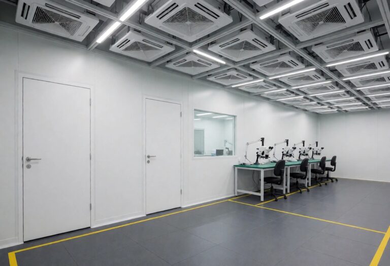 Elektronik temiz oda projesi: kalite kontrol alanında mikroskoplu inceleme tezgâhları